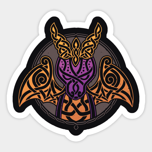 A Dragon Tale // Spyro, 90s Gaming, Retro, Viking Sticker by Geekydog